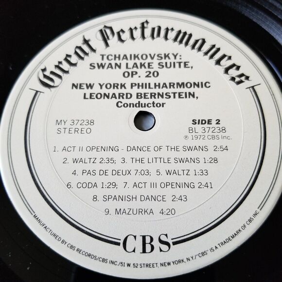 Tchaikovsky: Nutcracker Suite; Swan Lake Suite (CBS Great Performances) - Music - Picture 11 of 11